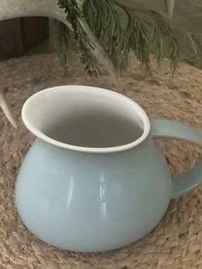 Denby England Creamer Slate Blue exterior color EUC